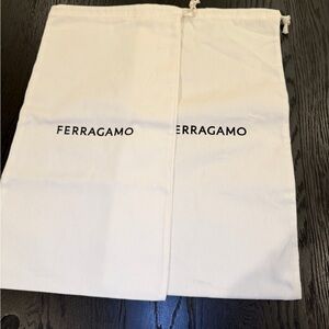 Ferragamo Dust Bag Storage
Protection 16 3/4" By 8 1/2" Shoes
Bags Set Of 2